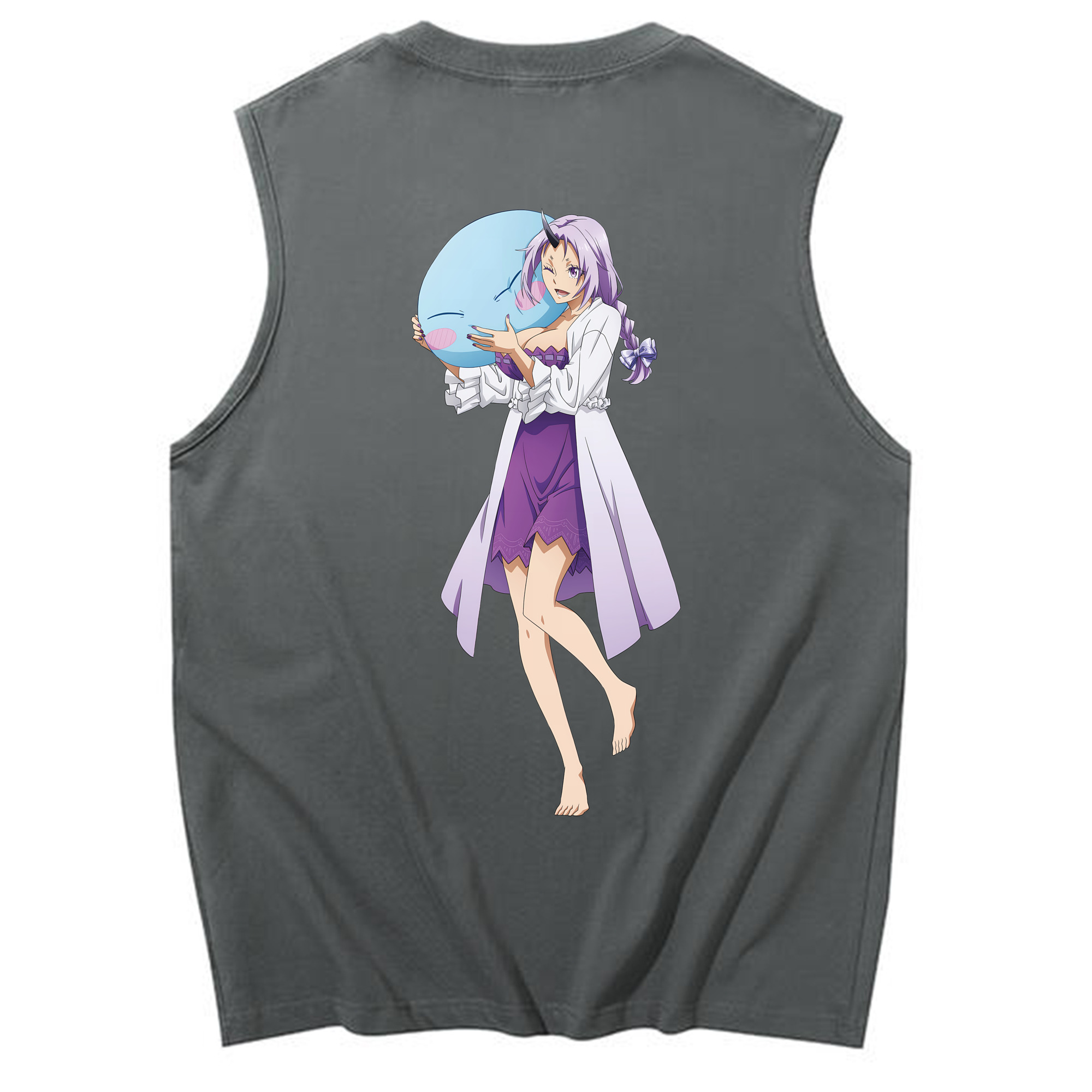 （画像用） 転スラ Regarding Reincarnated to Slime コットン100％タンクトップ（背面プリント）